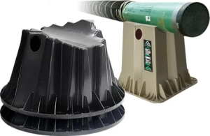 TUFFSTAND TS12-ST TN TS24-ST BK The DuraPlas 12″ TuffStand is designed to be the strongest, safest, and most durable 12″ pipe stand in the oil and gas industry.