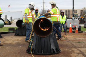 DuraPlas being used during construction