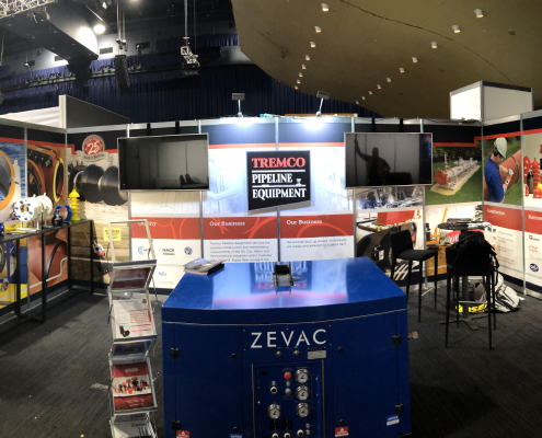 Tremco Pipeline Equipment's APGA Convention booth.