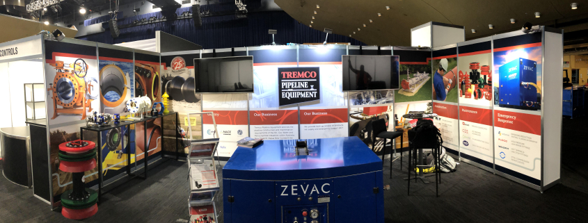 Tremco Pipeline Equipment's APGA Convention booth.